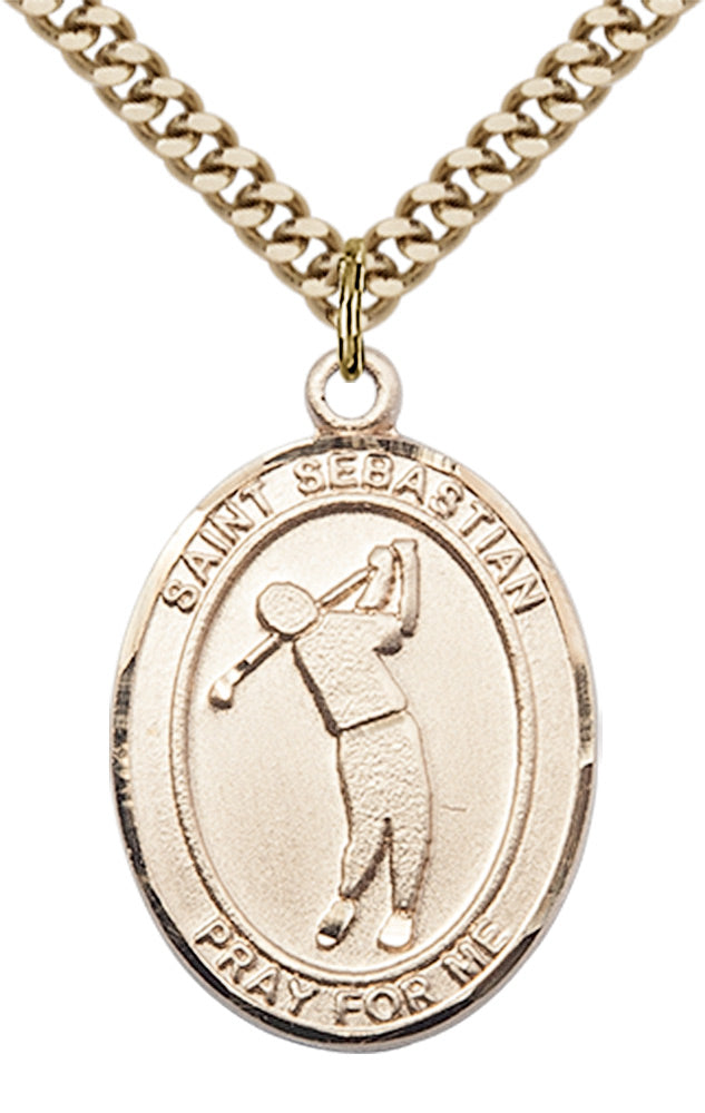 Saint Sebastian Golf Pendant