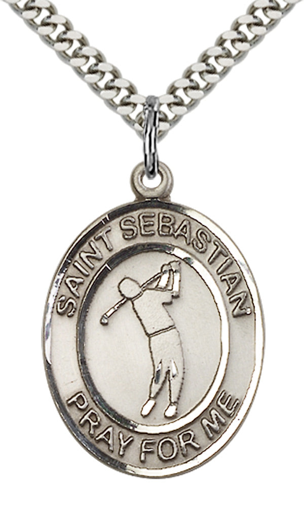 Saint Sebastian Golf Pendant