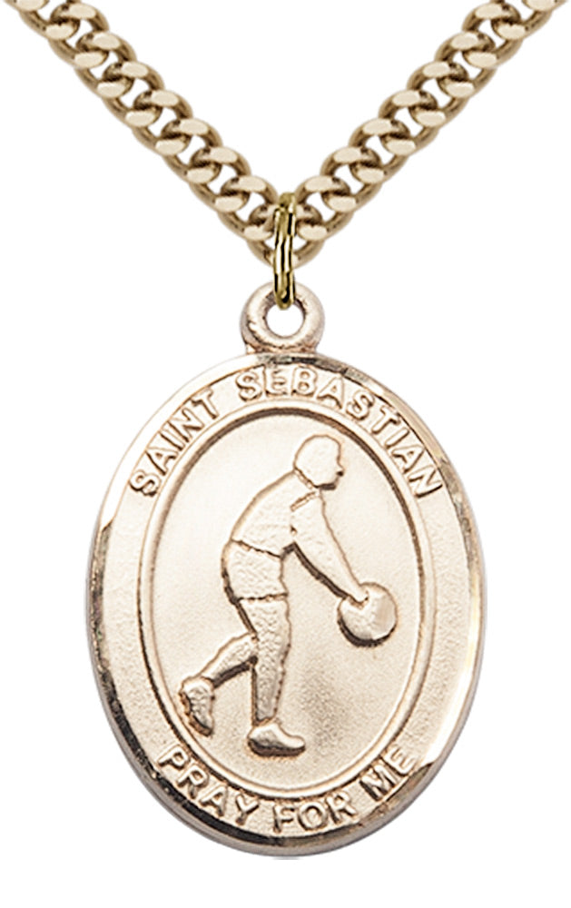 Saint Sebastian Basketball Pendant