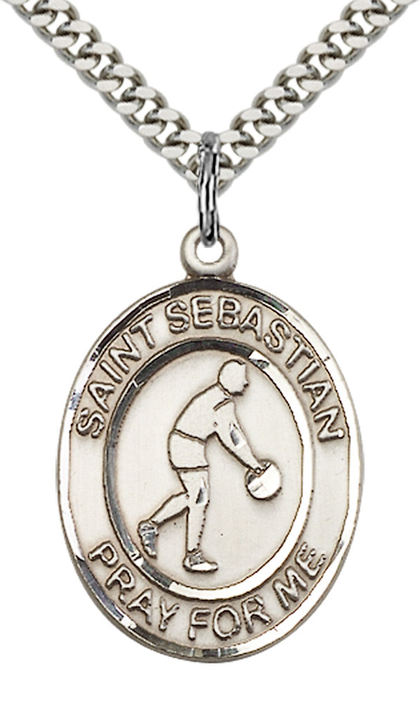 Saint Sebastian Basketball Pendant