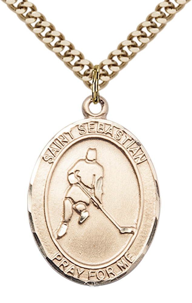 Saint Sebastian Ice Hockey Pendant