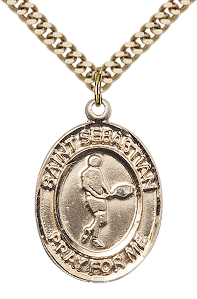 Saint Sebastian Tennis Pendant