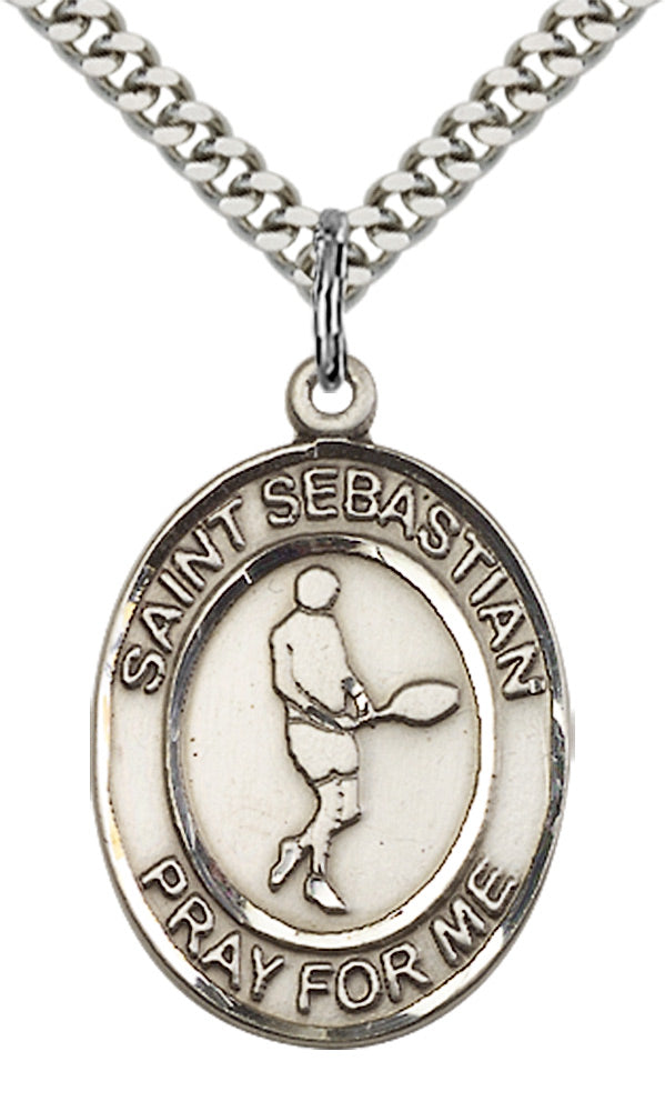Saint Sebastian Tennis Pendant