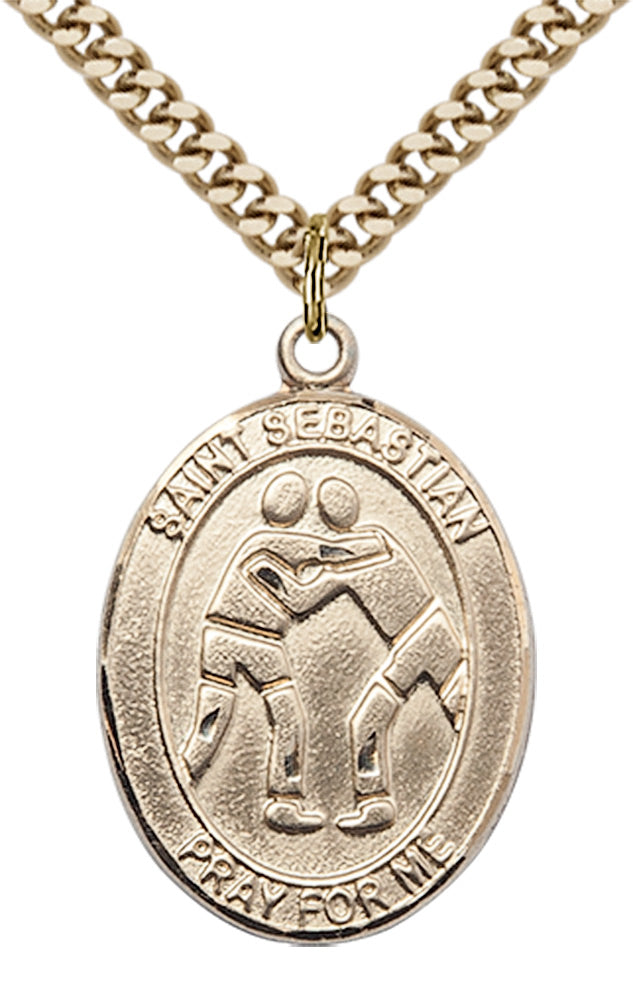 Saint Sebastian Wrestling Pendant