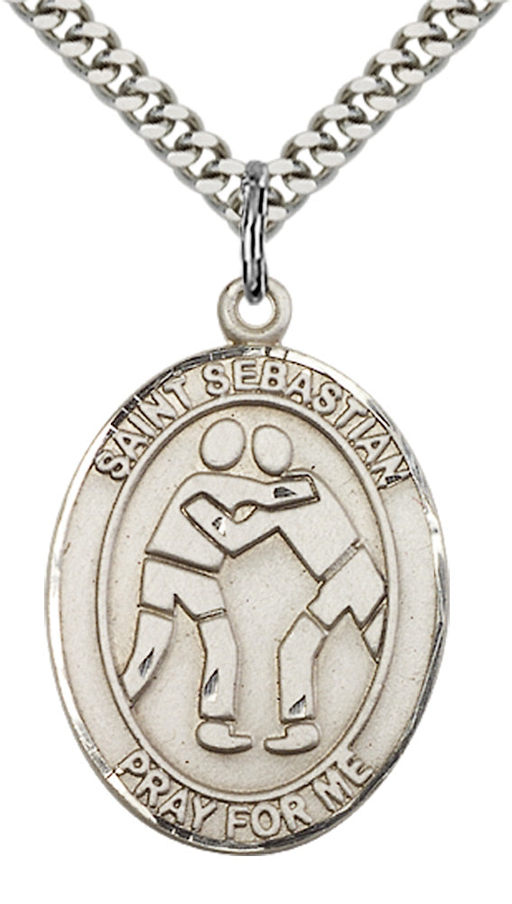 Saint Sebastian Wrestling Pendant