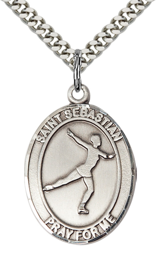Saint Sebastian Figure Skating Pendant