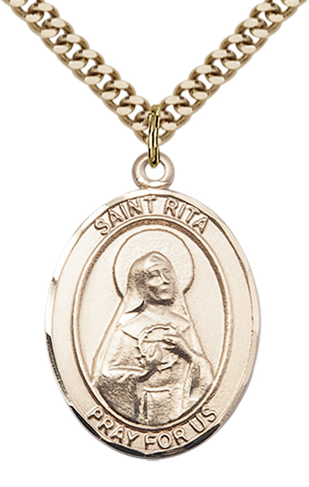 Saint Rita Baseball Pendant