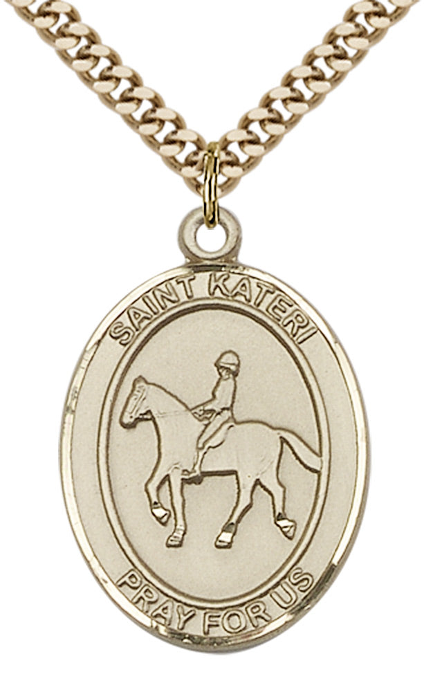 Saint Kateri Equestrian Pendant