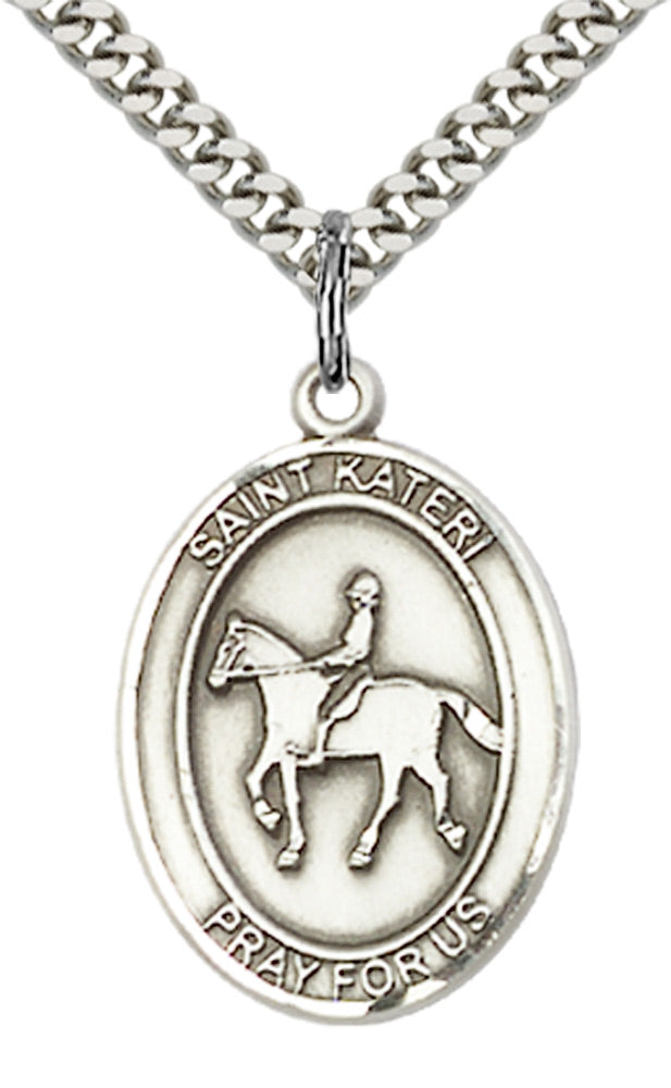 Saint Kateri Equestrian Pendant