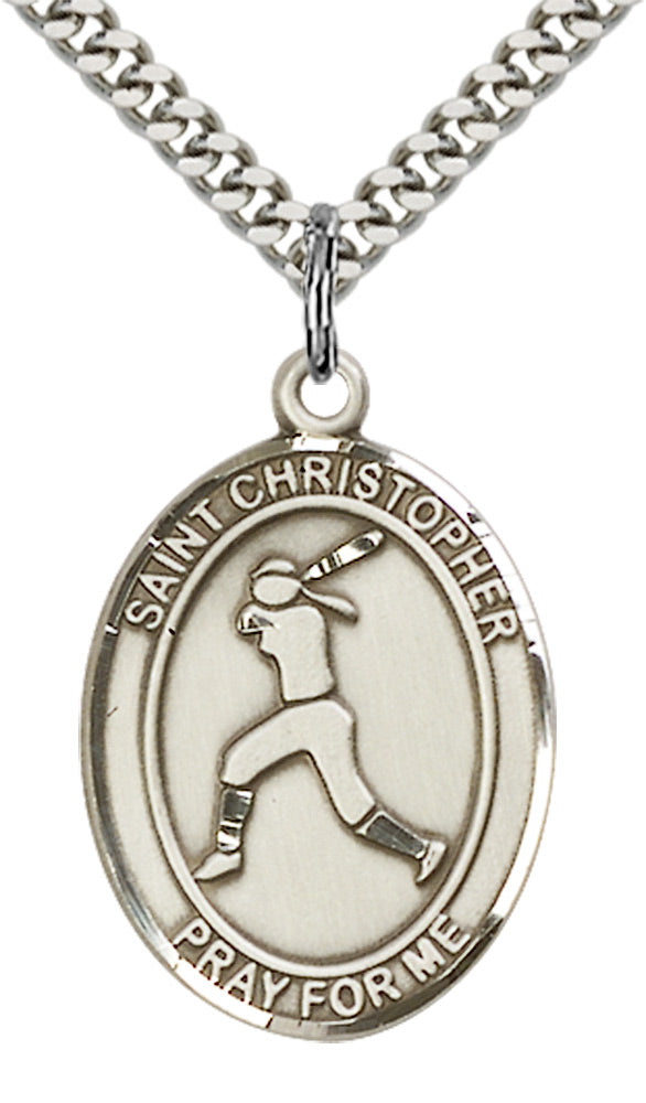 Saint Sebastian Softball Pendant