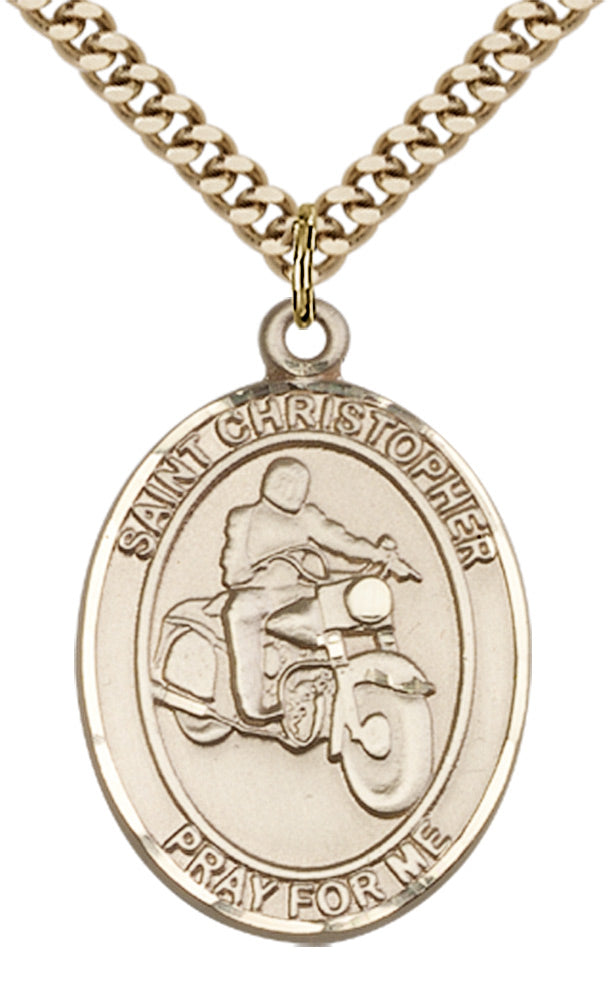 Saint Christopher Motorcycle Pendant