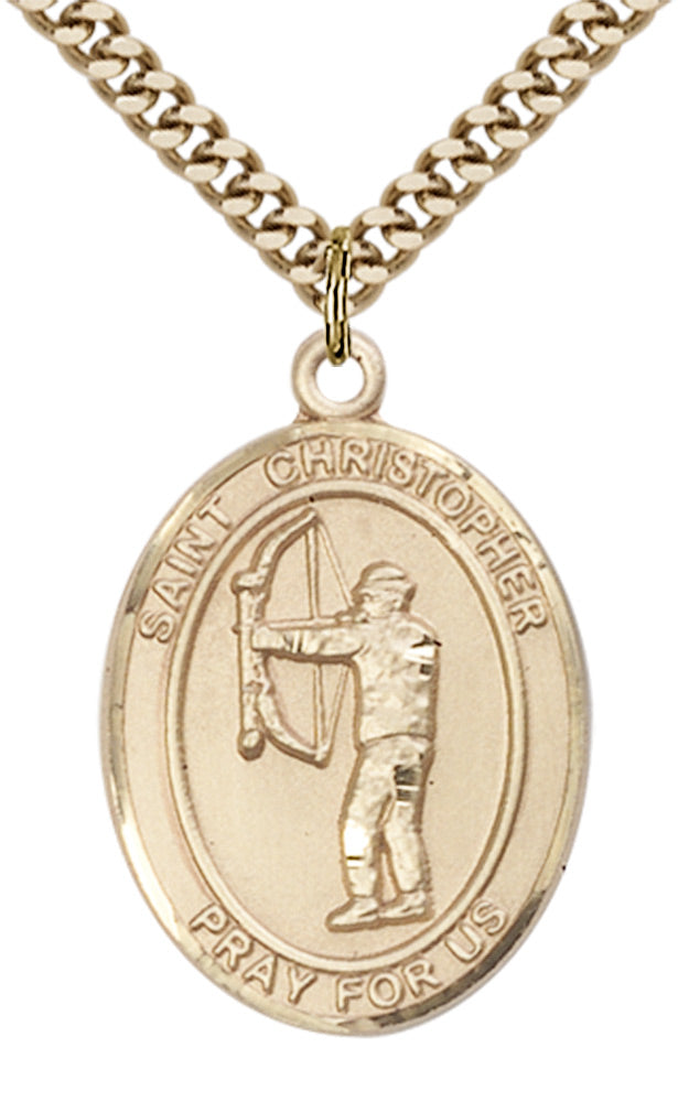 Saint Christopher Archery Pendant