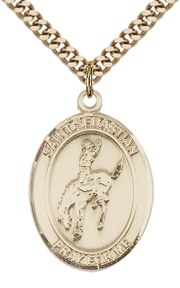 Saint Sebastian Rodeo Pendant