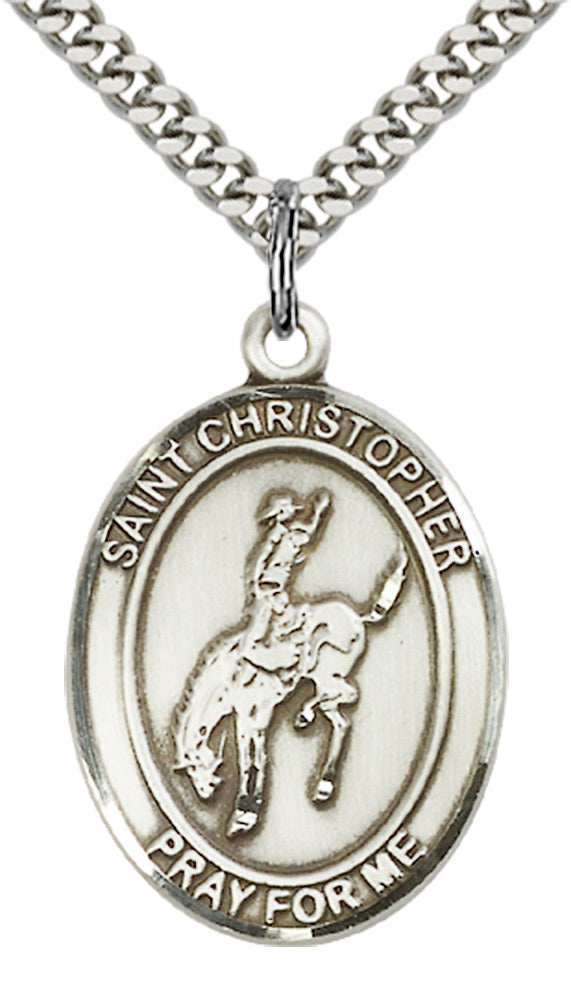Saint Christopher Rodeo Pendant