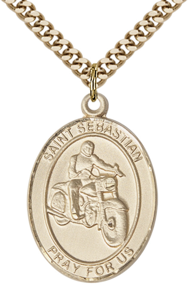 Saint Sebastian Motorcycle Pendant