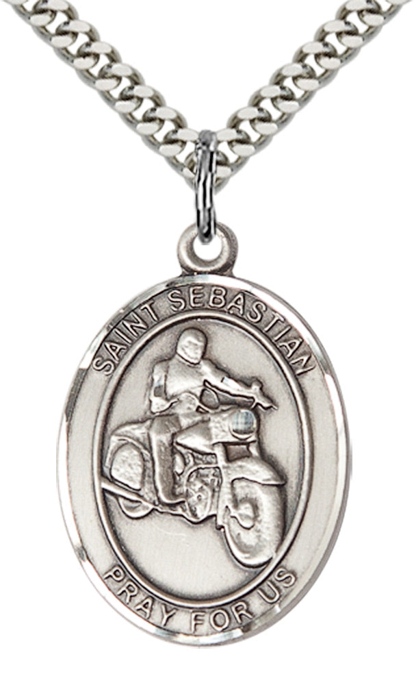 Saint Sebastian Motorcycle Pendant