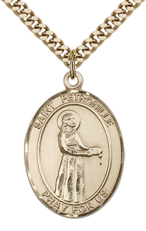 Saint Petronille Pendant - 24" Chain Necklace
