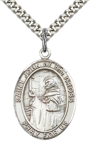 Saint John of the Cross Pendant - 24" Chain Necklace