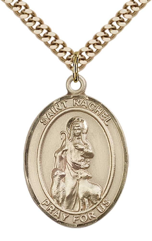 Saint Rachel Pendant - 24" Chain Necklace