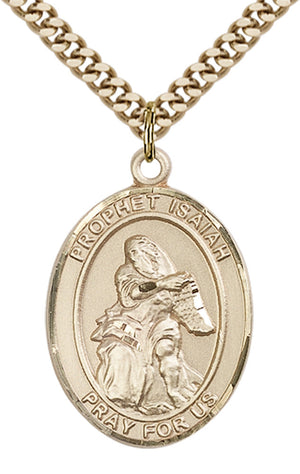 Saint Isaiah Pendant - 24" Chain Necklace