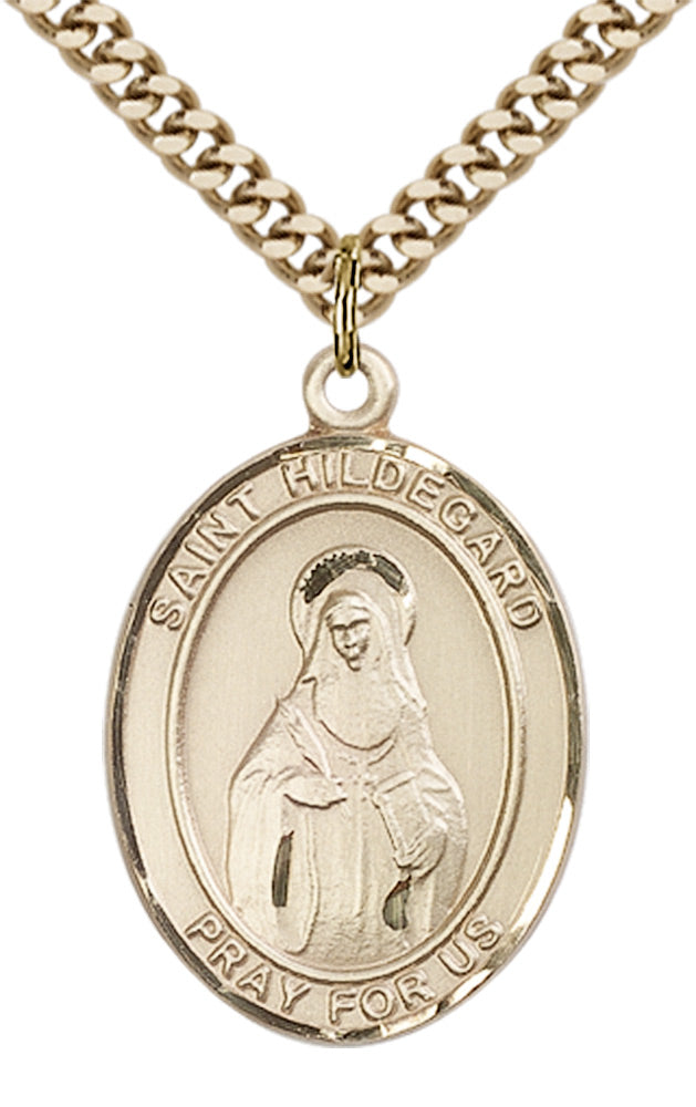 Saint Hildegard von Bingen Pendant - 24" Chain Necklace
