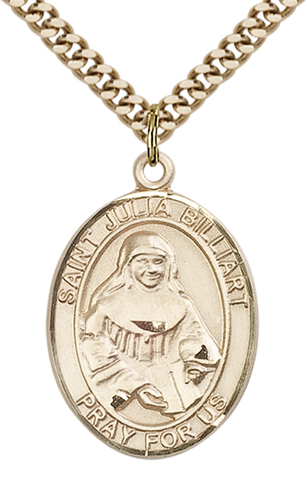Saint Julia Billiart Pendant - 24" Chain Necklace