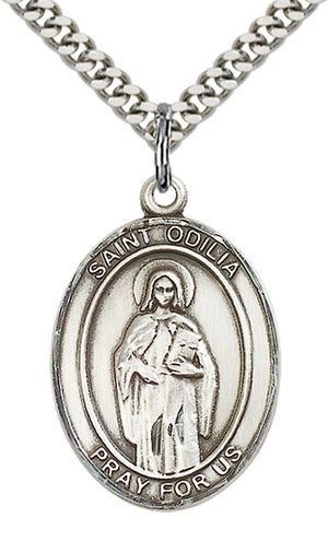 Saint Odilia Pendant - 24" Chain Necklace