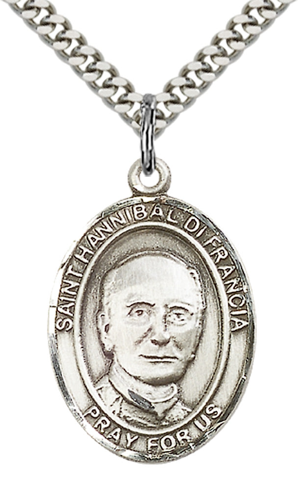 Saint Hannibal Pendant - 24" Chain Necklace