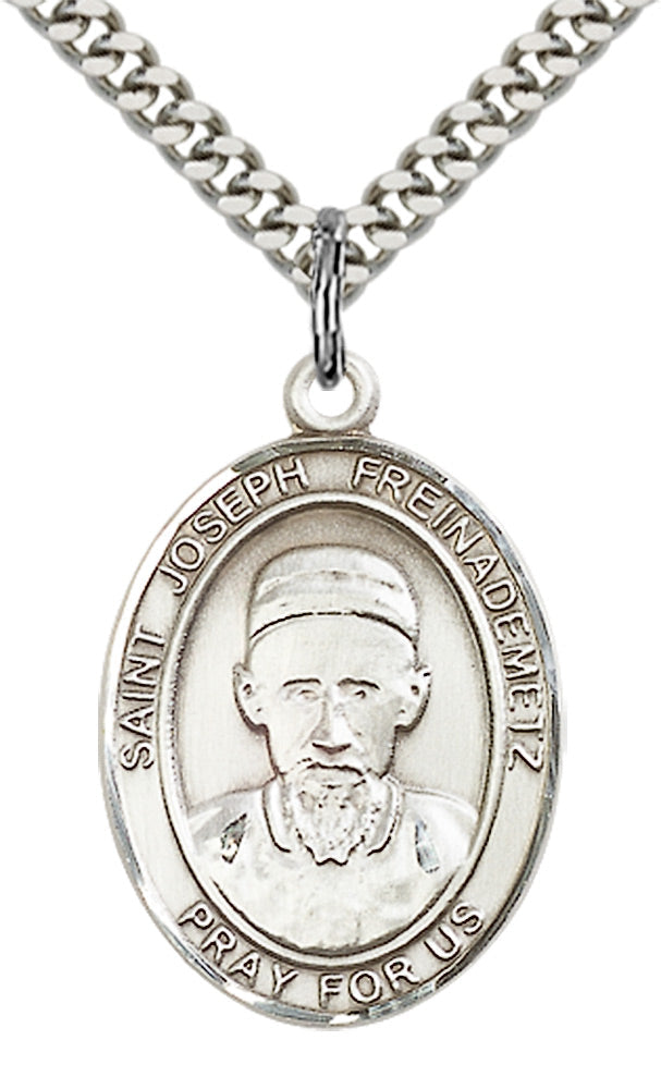 Saint Joseph Freinademetz Pendant - 24" Chain Necklace