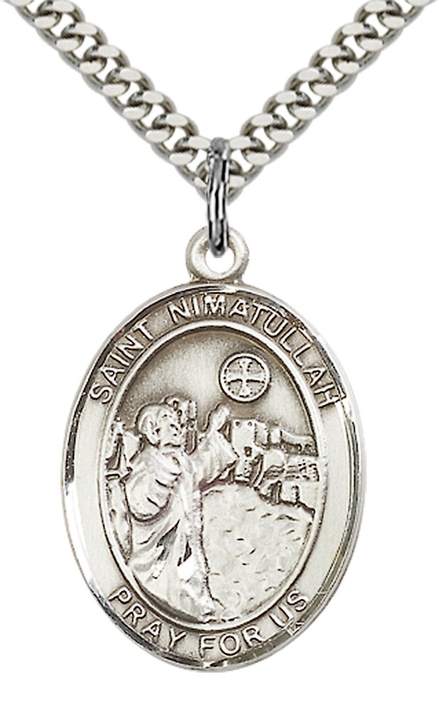 Saint Nimatullah Pendant - 24" Chain Necklace