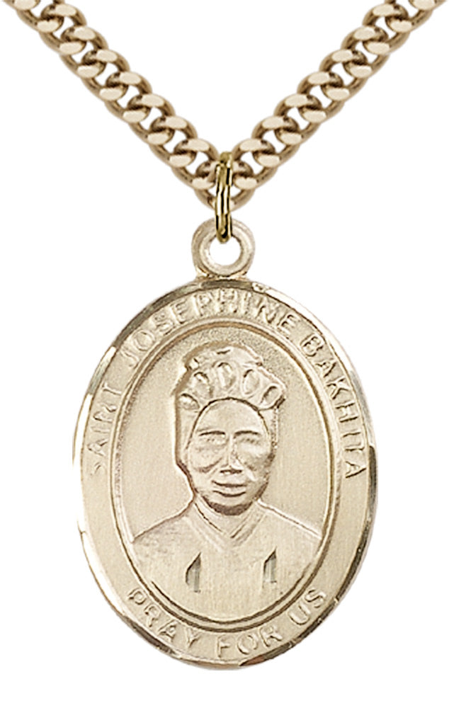 Saint Josephine Bakhita Pendant - 24" Chain Necklace