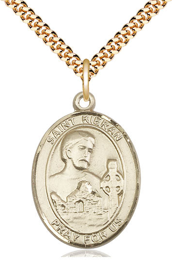 Saint Kieran Pendant - 24" Chain Necklace