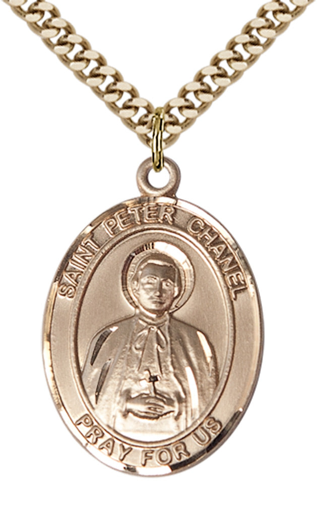 Saint Peter Chanel Pendant - 24" Chain Necklace