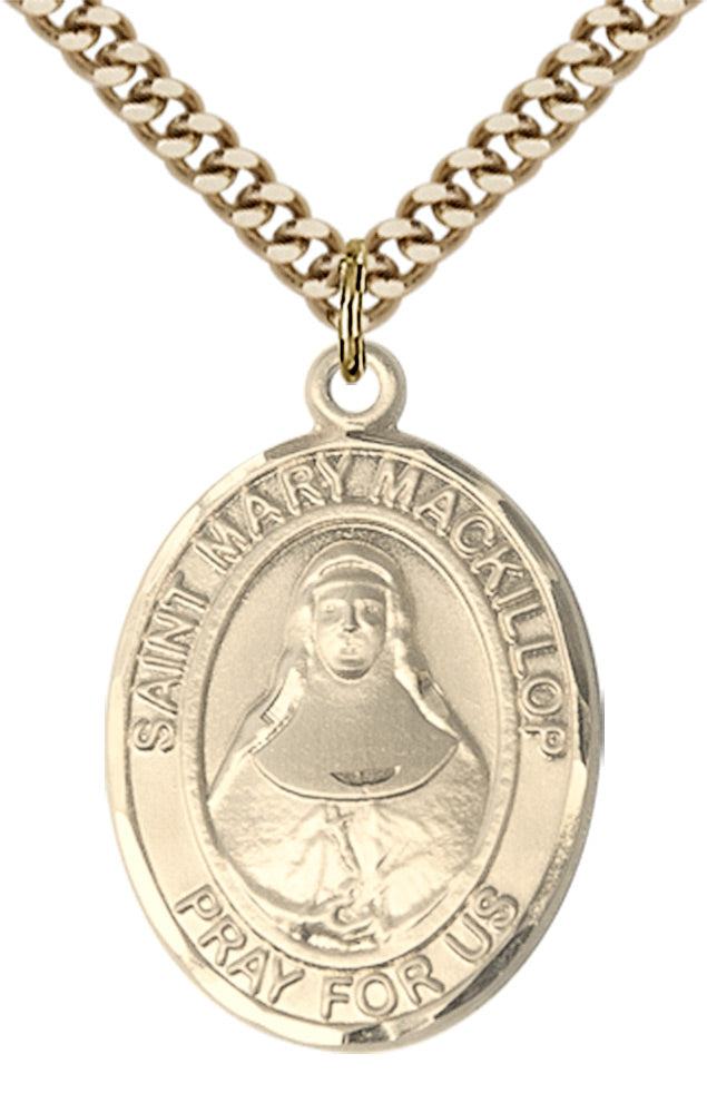 Saint Mary Mackillop Pendant - 24" Chain Necklace