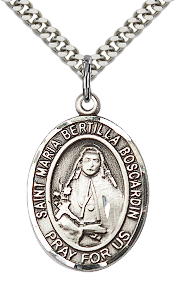 Saint Maria Bertilla Boscardin Pendant - 24" Chain Necklace
