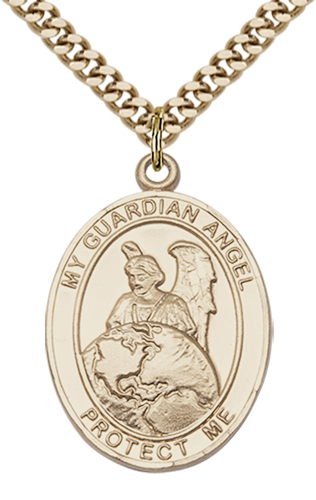 Guardian Angel Protector Pendant Necklace