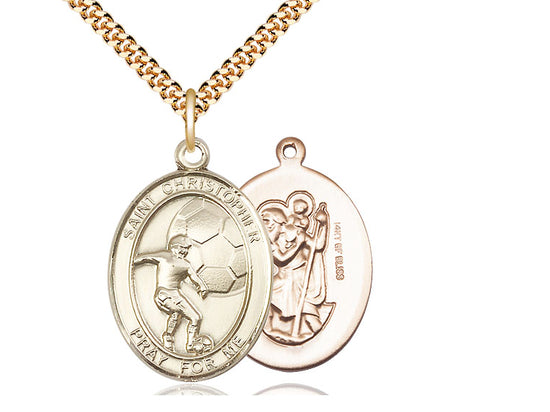 Saint Christopher Soccer Pendant