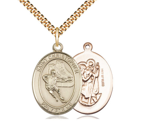 Saint Christopher Hockey Pendant