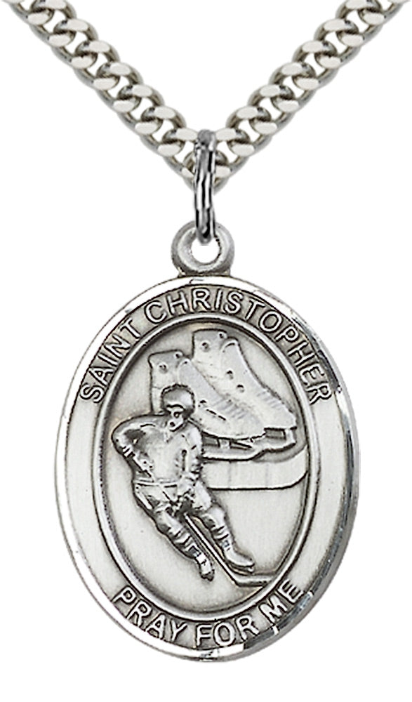 Saint Christopher Hockey Pendant