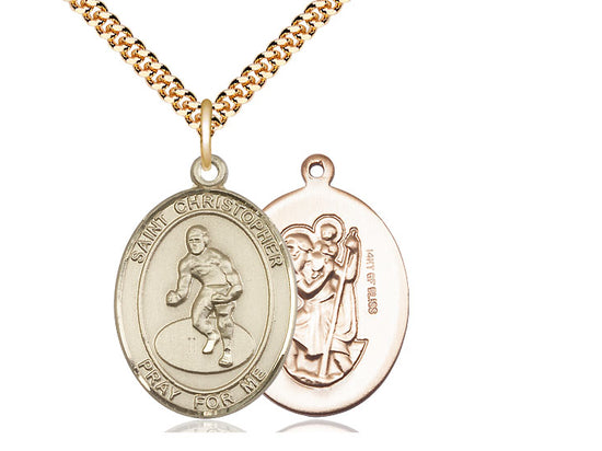 Saint Christopher Wrestling Pendant