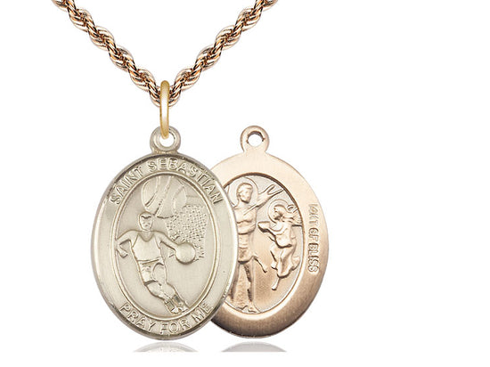 Saint Sebastian Basketball Pendant