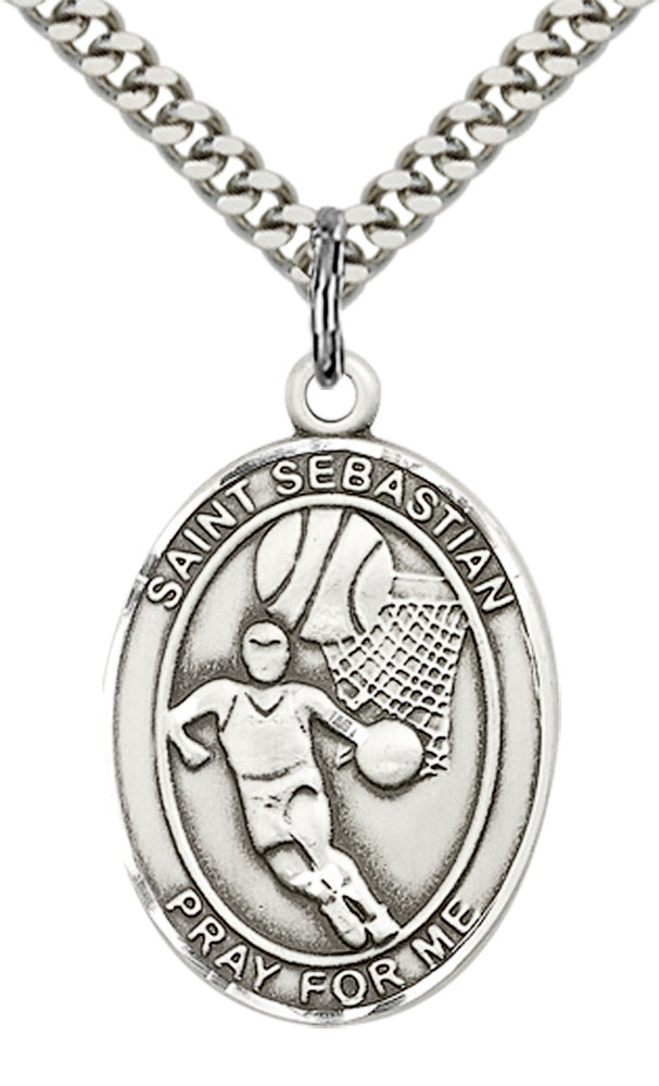 Saint Sebastian Basketball Pendant