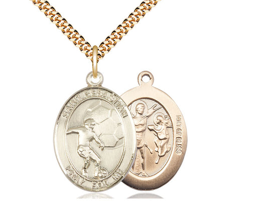 Saint Sebastian Soccer Pendant