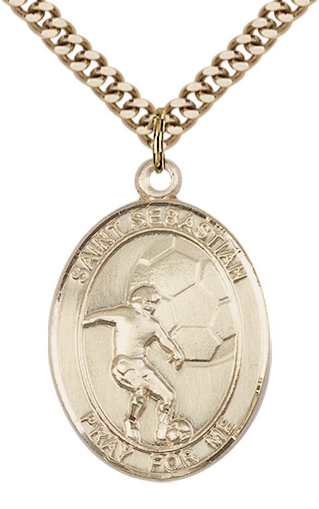 Saint Sebastian Soccer Pendant