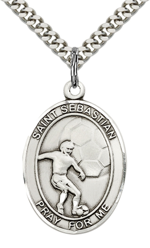 Saint Sebastian Soccer Pendant