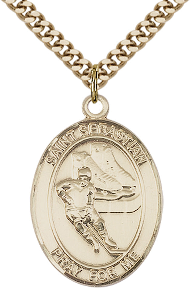 Saint Sebastian Hockey Pendant