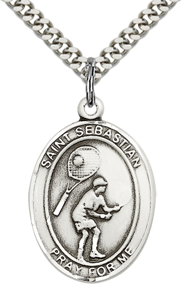 Saint Sebastian Tennis Pendant