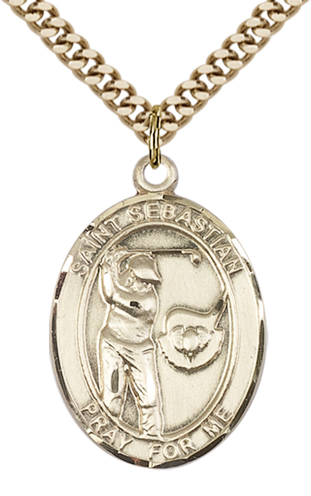 Saint Sebastian Golf Pendant