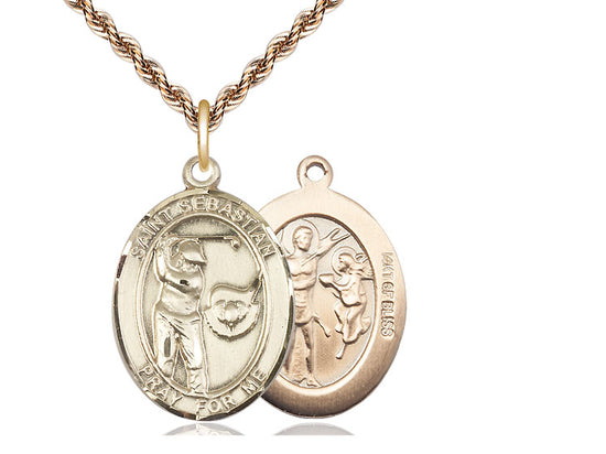 Saint Sebastian Golf Pendant