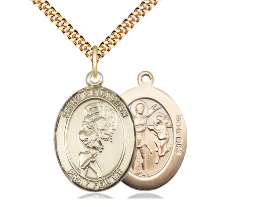 Saint Sebastian Softball Pendant